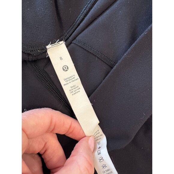 Lululemon Align Jogger Black Size 8 High-Rise Athleisure Pants - Picture 5 of 7